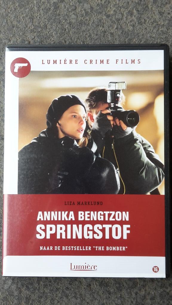 DVD Liza Marklund’s Annika Bengtzon - Springstof Lumière, Vanaf 16 jaar, Ophalen of Verzenden, Zo goed als nieuw