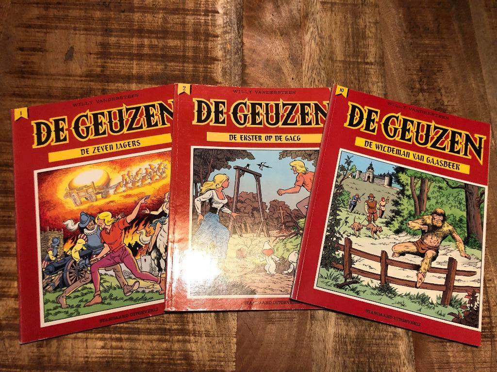 De Geuzen 1, 2 & 10 strips, Boeken, Stripboeken, Willy Vandersteen, Meerdere stripboeken, Ophalen, Gelezen