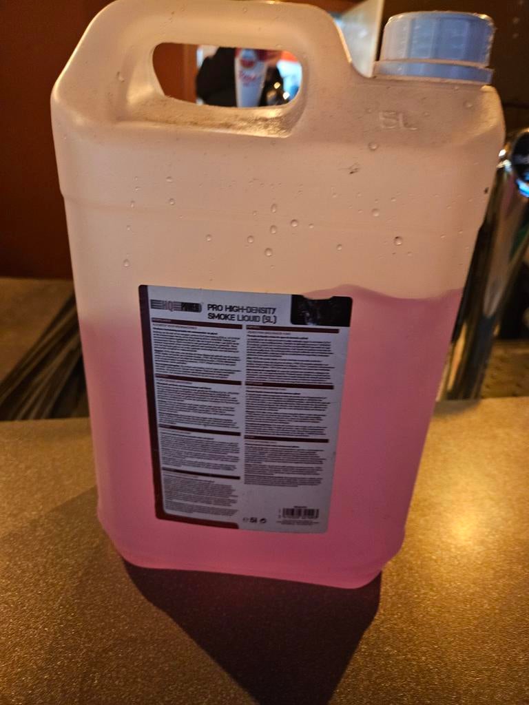 Rookmachine vloeistof 5L, Ophalen of Verzenden, Gebruikt, Rookmachine