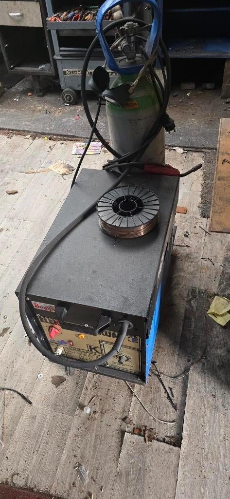 elektra beckum type 150-25t turbo lasapparaat 220 volt, Ophalen, Gebruikt, 150 tot 250 ampère, Elektroden