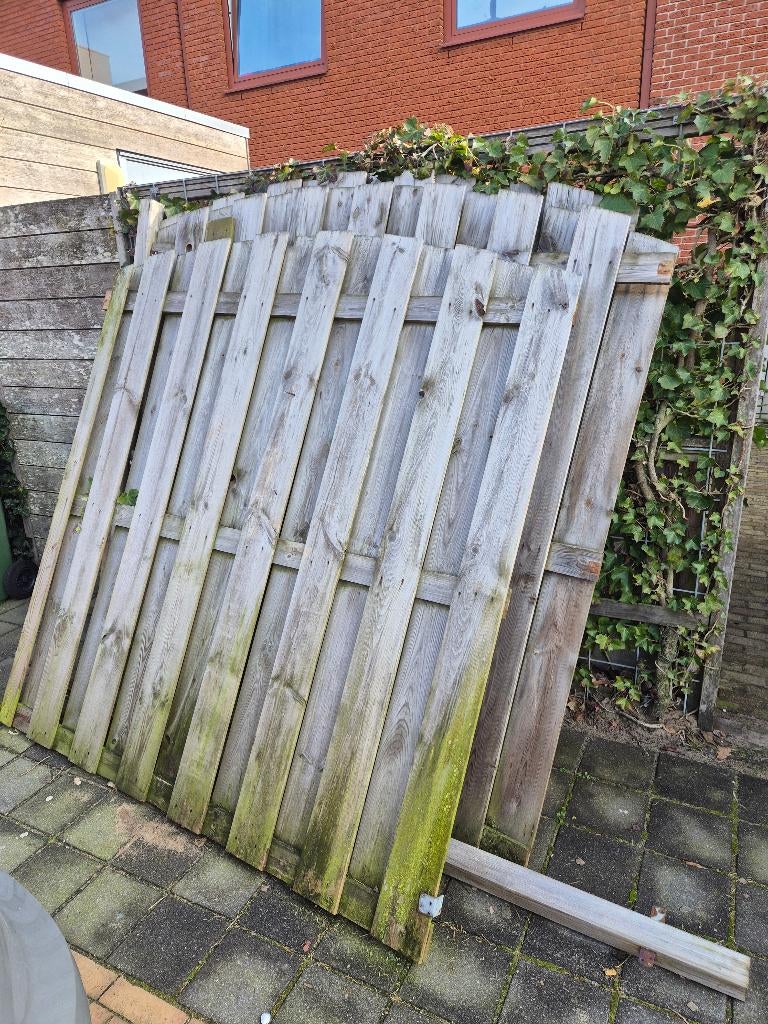 Oude schutting / oud hout, Tuin en Terras, Schuttingen, Ophalen, 3 tot 6 meter, Hout, 1 tot 2 meter