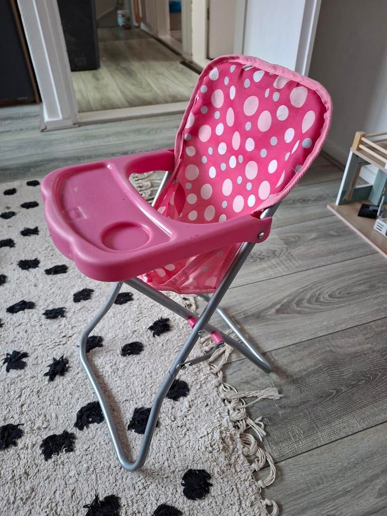 Poppen tafelstoel., Kinderen en Baby's, Ophalen, Gebruikt, Babypop