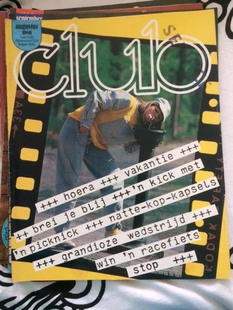 maandblad club augustus 1980, Ophalen of Verzenden, 1980 tot heden, Nederland, Tijdschrift