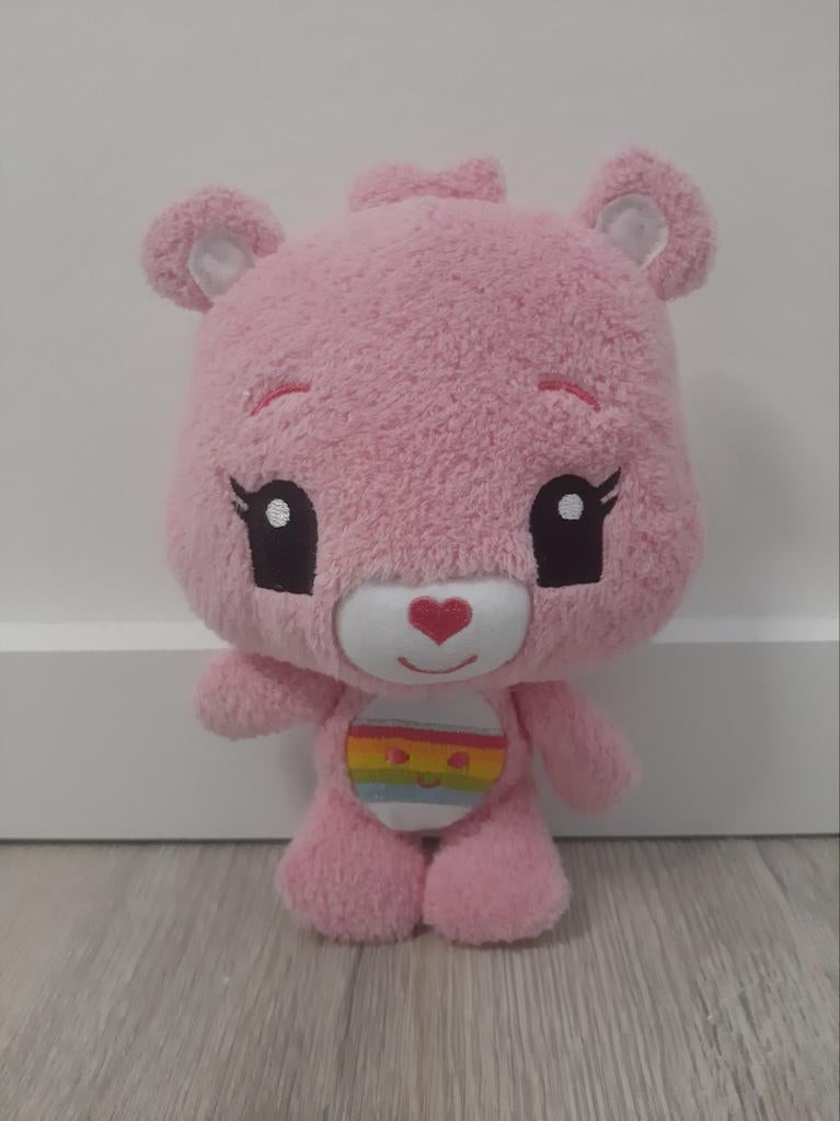 Knuffel care bears beer roze K4810, Ophalen of Verzenden, Zo goed als nieuw, Beer