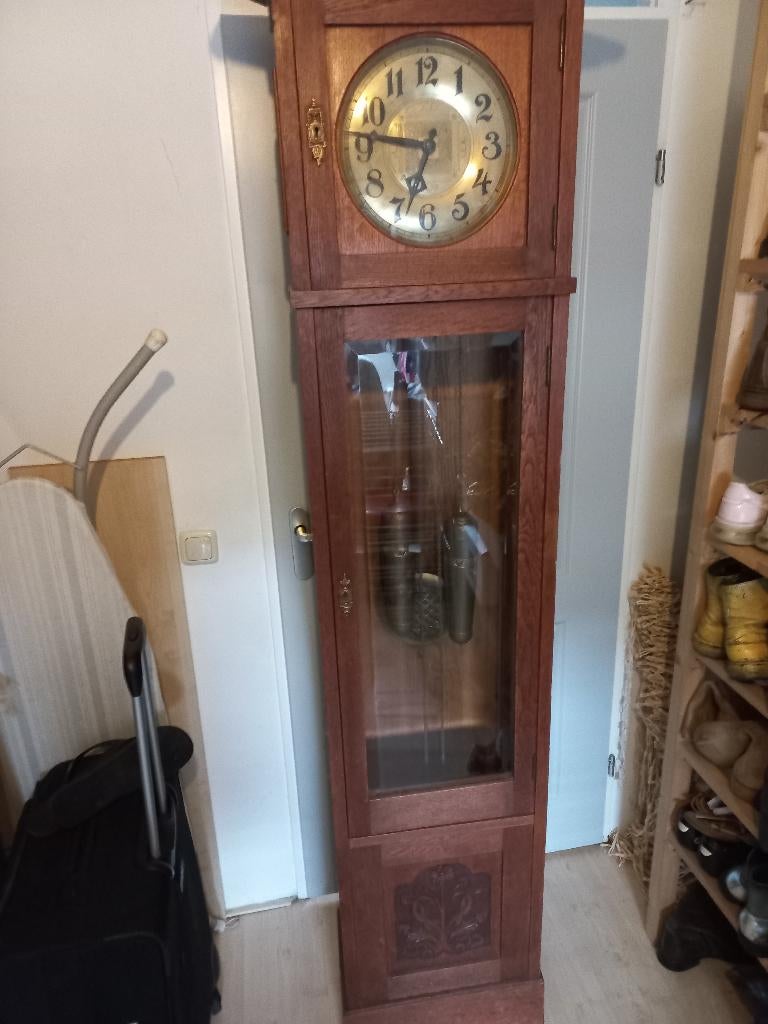 oud Duitse staande klok, Ophalen
