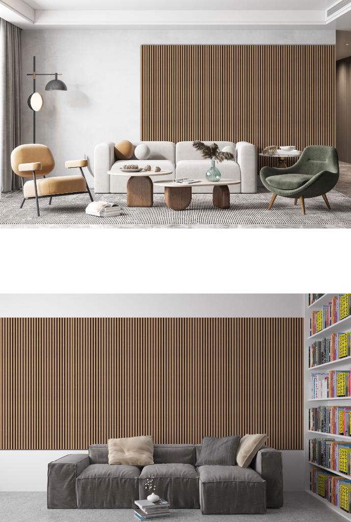 AKU PANELEN    -      Akoestisch Wandpaneel 60x275cm, Ophalen, Nieuw, Betonplex