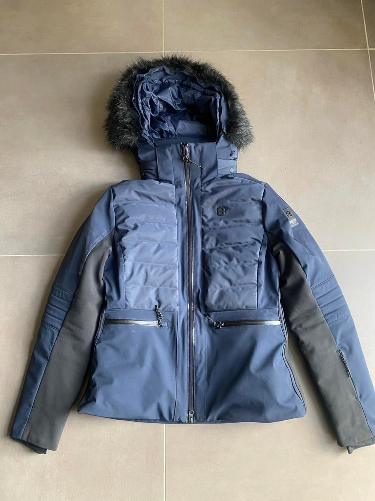 8848 Altitude Ski Jas Dames - Maat 40 - Donkerblauw, Ophalen of Verzenden, Gedragen, Maat 38/40 (M), Jack