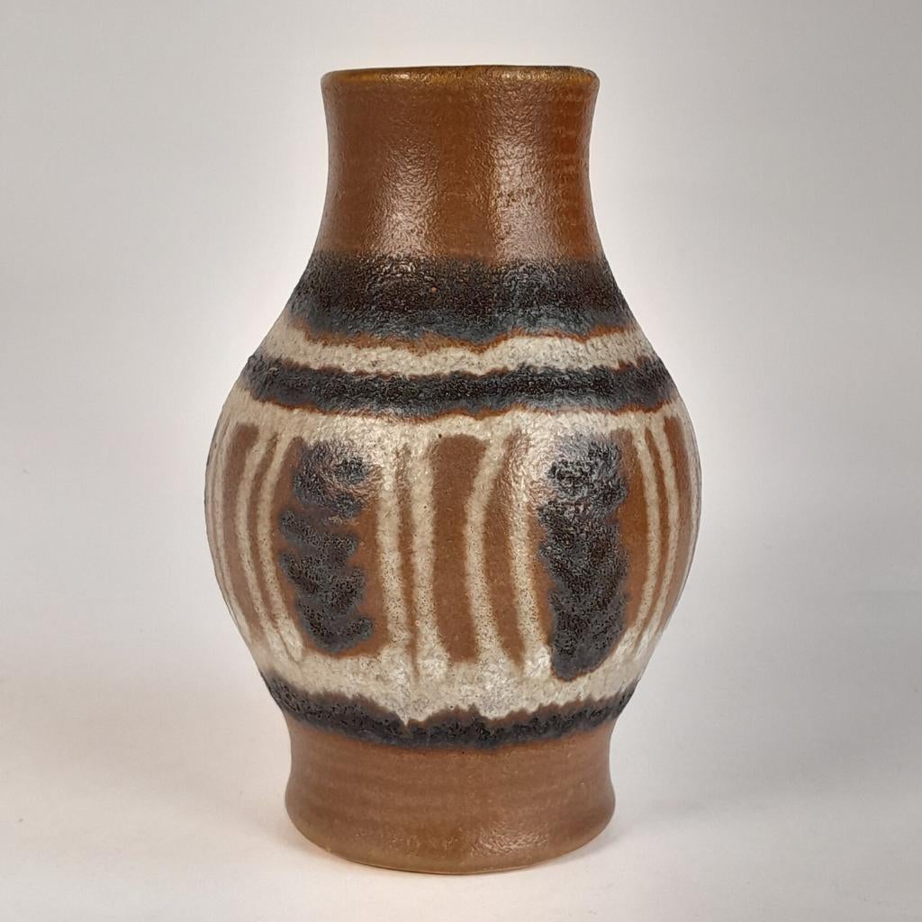 Vintage VEB Haldensleben vaas - Fat lava - Germany 60's 70's, Ophalen of Verzenden