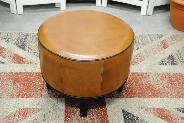 schapenleren hocker, Minder dan 50 cm, Rond, Nieuw, Ophalen of Verzenden