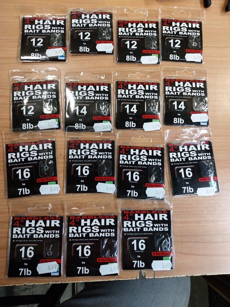 15 pakjes Preston hair rigs, Ophalen of Verzenden, Nieuw, Haak