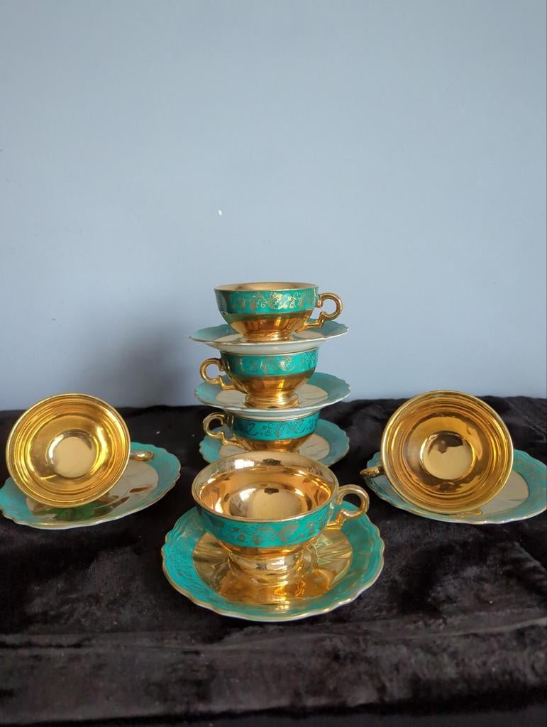 Vintage Theekopjes en Schotels - Set van 6 Astoria, Antiek en Kunst, Ophalen of Verzenden