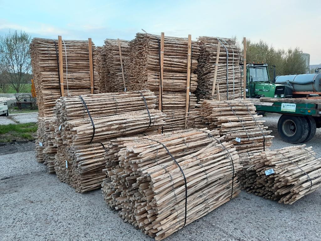 Hazelaarhouten hekwerk, schapenhek, engels frans hekwerk 120, Tuin en Terras, Ophalen, Nieuw, Hout, Overige typen