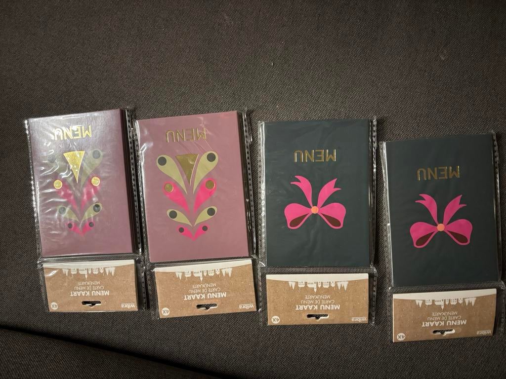 Menu’s, Ophalen of Verzenden, Zo goed als nieuw