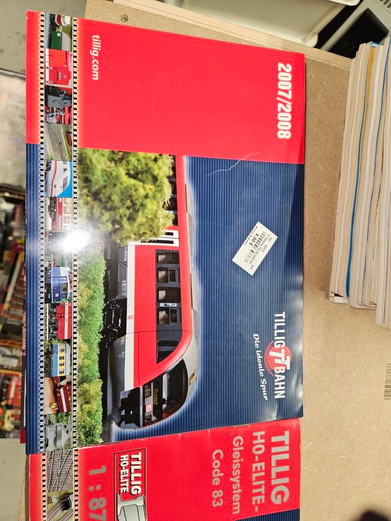 2 Tillig Gidsen - Modelspoor Catalogus, Gebruikt, Gelijkstroom, Trix, Boek, Tijdschrift of Catalogus