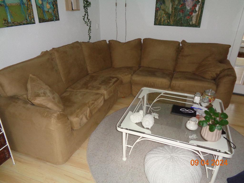 Eethoek/TV-kast/Wandmeubel/Hoekbank 5 Personen, plus stoel, Ophalen, Gebruikt, Modern, 4 tot 6 stoelen