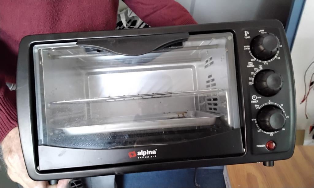 Camping  oventje, Witgoed en Apparatuur, Ovens, Ophalen, Zo goed als nieuw, Minder dan 45 cm, Minder dan 45 cm