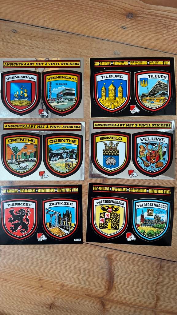 Ansichtkaarten met stickers, Verzenden, Nieuw