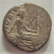 Zilveren muntje - formaat sceatta - ca 300 jaar voor Chr., Verzenden, Overige landen, Losse munt, Zilver