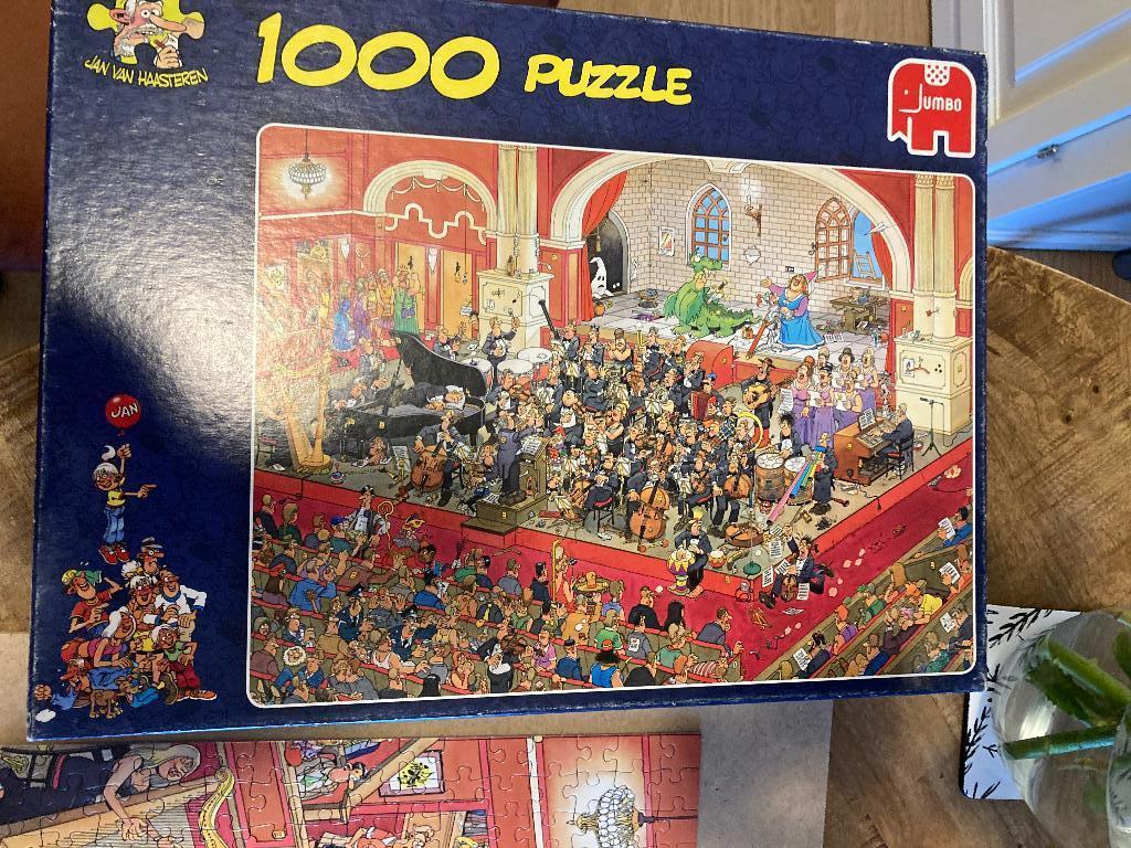Jan van Haasteren - De Opera 1000 stuks, Ophalen of Verzenden, 500 t/m 1500 stukjes, Zo goed als nieuw, Legpuzzel