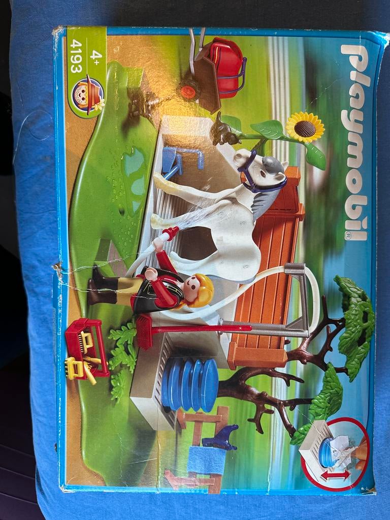 Playmobil Paardenverzorgingsset 4193 - Compleet, Kinderen en Baby's, Speelgoed | Playmobil, Ophalen of Verzenden, Gebruikt, Complete set