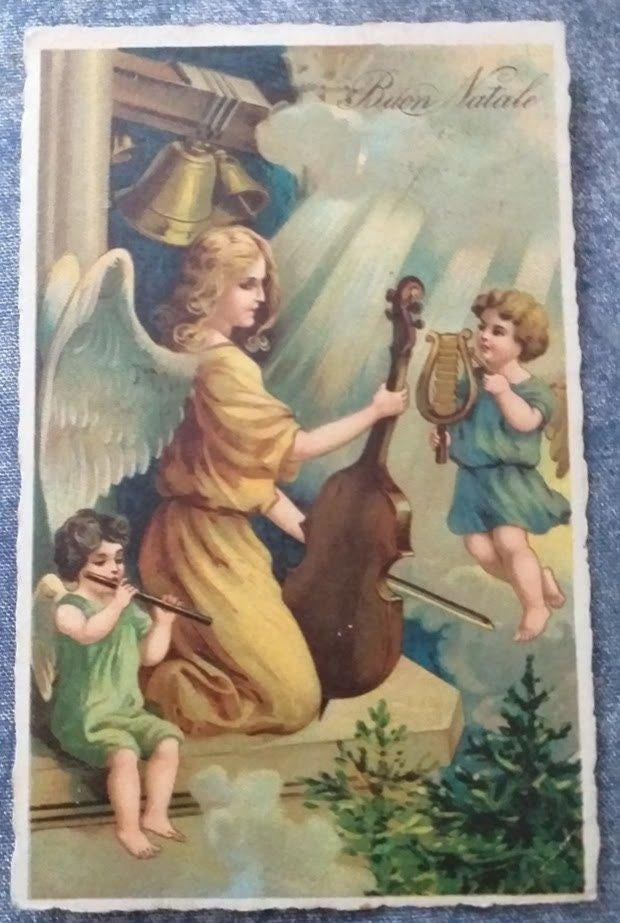 Ansichtkaart: met bijbels tafereel  1925 [5433]  [VeAnAn], Verzamelen, Ansichtkaarten | Buitenland, Gelopen, Italië, 1920 tot 1940