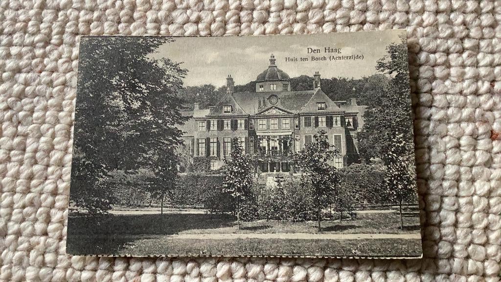 Ansichtkaart Den Haag Huis ten Bosch Achterzijde 1930. 938, Ophalen of Verzenden, 1920 tot 1940, Gelopen, Zuid-Holland