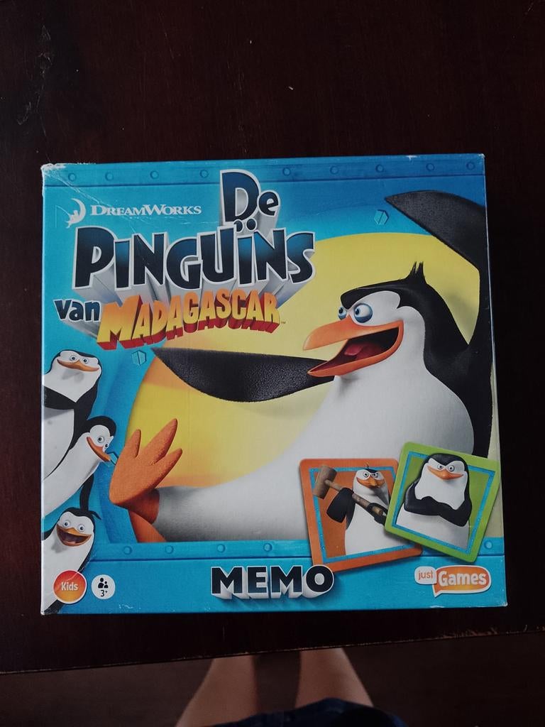 Pinguins van Madagascar Memory Spel, Ophalen, Gebruikt