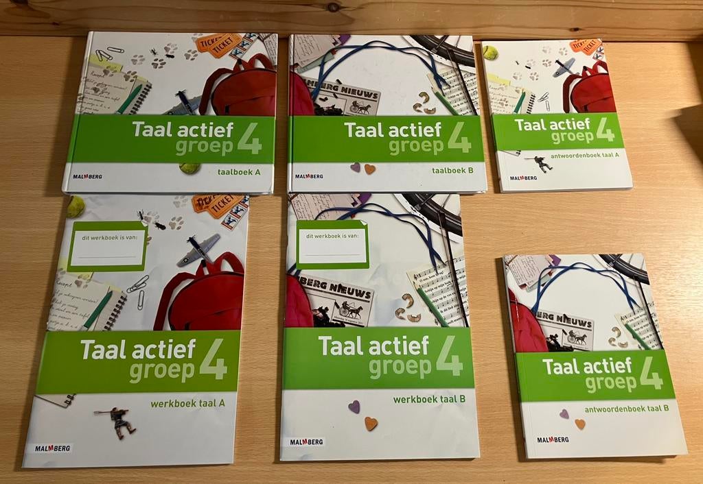 Taal actief groep 4 leer- , werk-, plus en antwoorden boeken, Boeken, Schoolboeken, Ophalen of Verzenden, Zo goed als nieuw, Overige niveaus