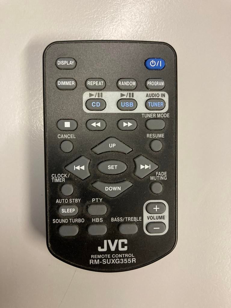Afstandbediening JVC, Ophalen of Verzenden, Gebruikt, Origineel, Mediaspeler