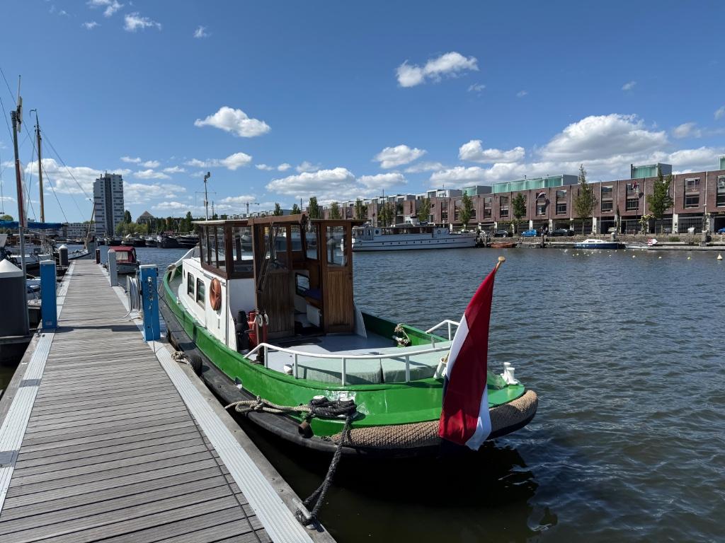 Sleepboot A.S.1 / woonboot, Ophalen, Gebruikt, Staal, Diesel