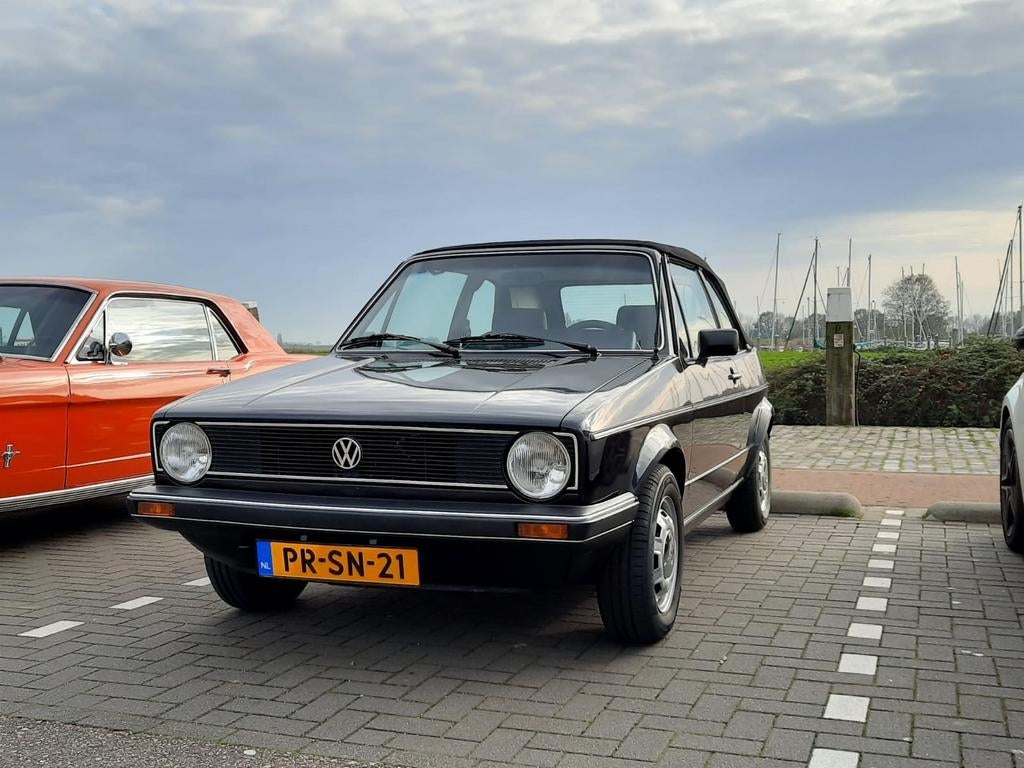 Volkswagen Golf 1.8 GL Cabriolet 1985 Zwart, Voorwielaandrijving, Zwart, 4 cilinders, Cabriolet