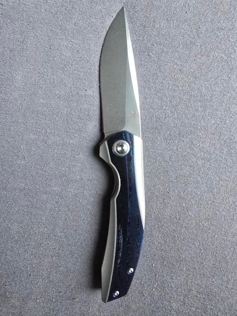 Kansept Accipiter S35VN/Titanium/Timascus, Ophalen of Verzenden, Zo goed als nieuw