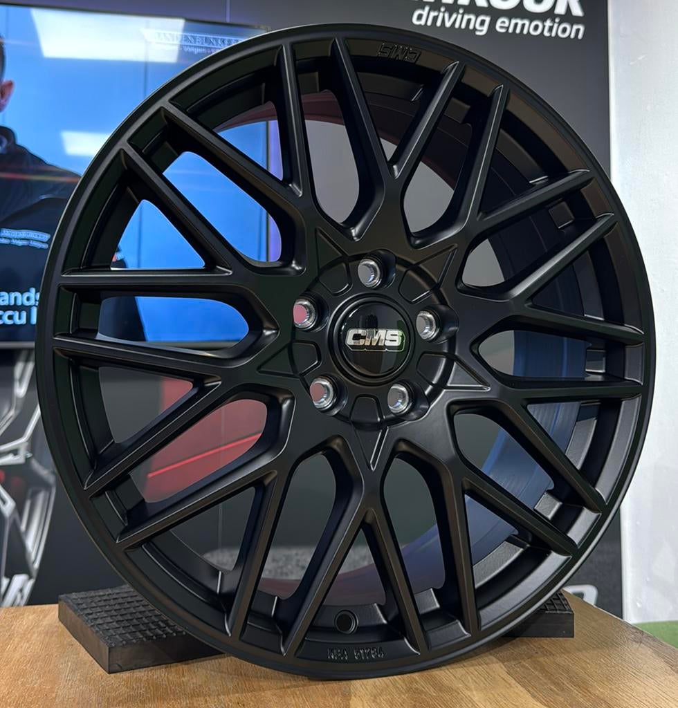 18 inch mat zwarte velgen 5x112 Audi Volkswagen Seat Cupra, Ophalen, 18 inch, Velg(en), Info@bandenbunker.nl