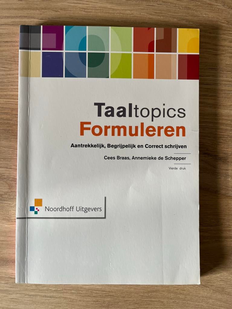 Taaltopics Formuleren, Boeken, Studieboeken en Cursussen, Ophalen of Verzenden, Beta, Gelezen, HBO