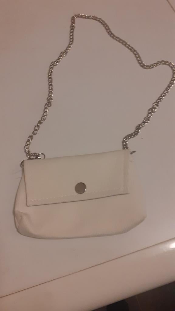 Leuk kindertasje voor meisjes, Sieraden, Tassen en Uiterlijk, Ophalen of Verzenden, Zo goed als nieuw, Wit, Schoudertasje