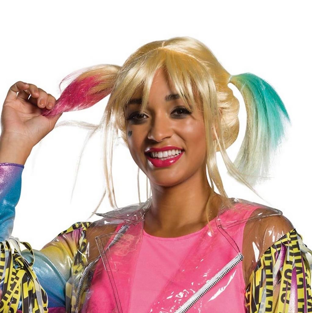 Nieuwe Harley Quinn Pruik - Birds of Prey, Kleding | Dames, Carnavalskleding en Feestkleding, Ophalen of Verzenden, Nieuw, Halloween