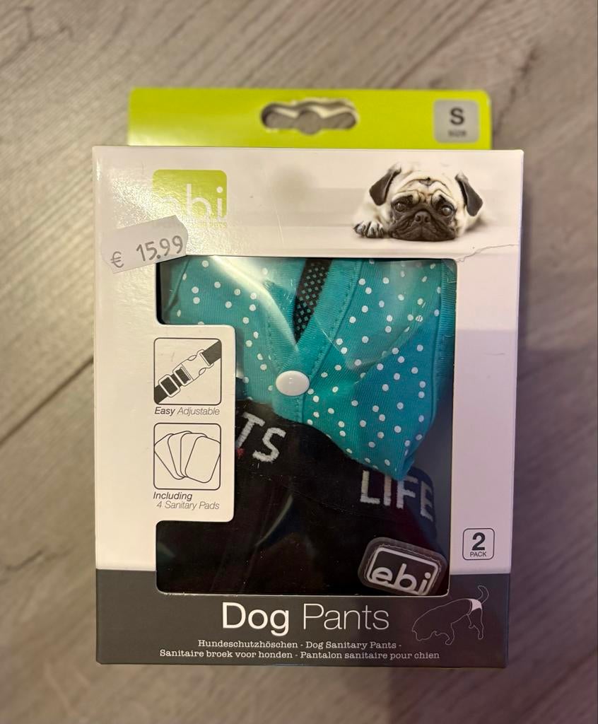 Ebi loopsheidbroekje, hondenbroekje, dogpants, maatje m, Ophalen of Verzenden, Zo goed als nieuw