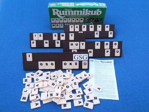 Woord rummikub nr. 404-02, Hobby en Vrije tijd, Gezelschapsspellen | Overige, Ophalen, Zo goed als nieuw