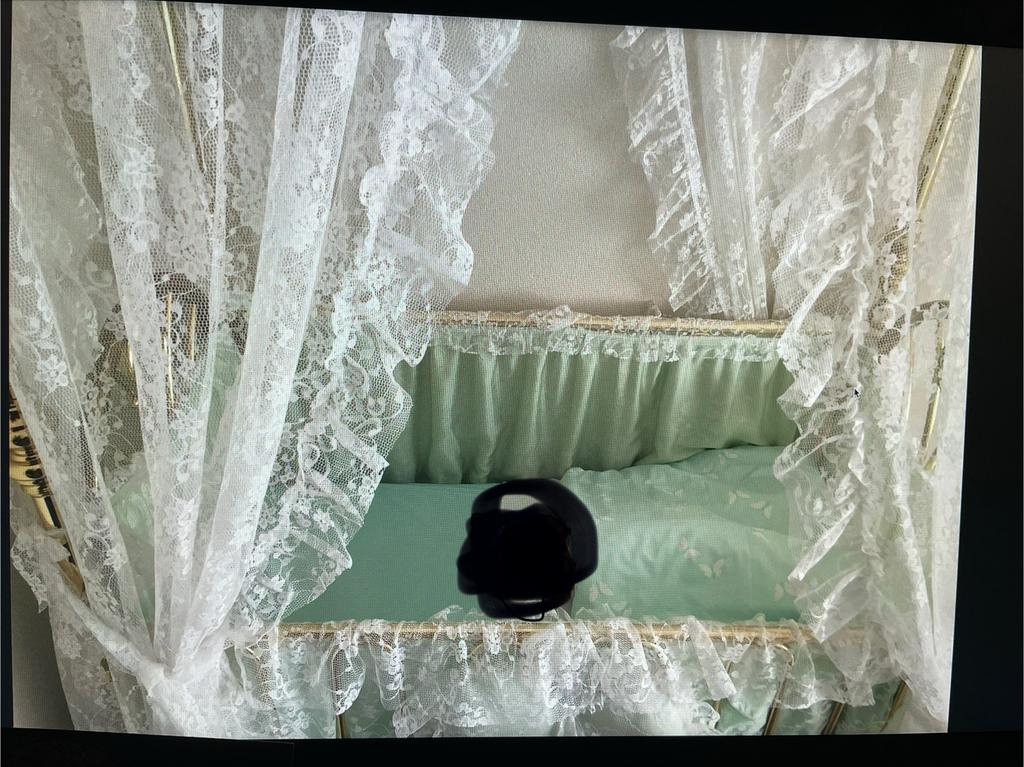 Vintage Messing Ledikantje Jaren 90, Ophalen, Gebruikt, Ledikant