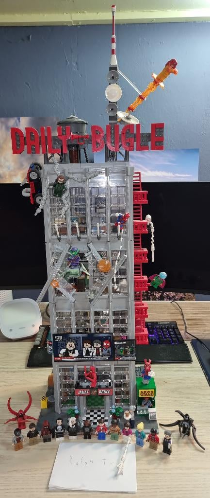 Lego 76178 - Daily Bugle, Ophalen of Verzenden, Zo goed als nieuw, Complete set, Lego