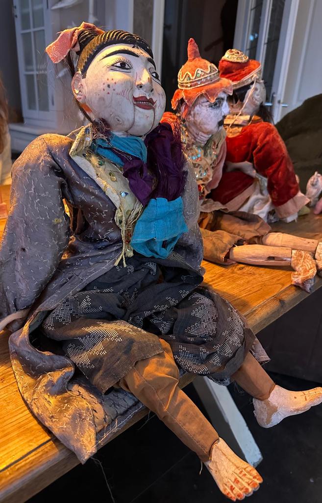 Antieke Thaise (Siam) marionetten, Antiek en Kunst, Ophalen