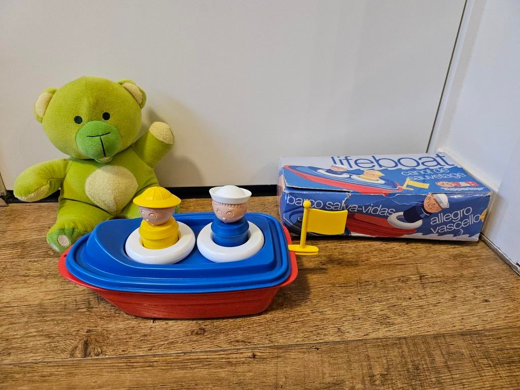 5.) Tupperware tuppertoys nieuwe reddingsboot Incl doos, Ophalen of Verzenden, Nieuw, Blauw, Overige typen