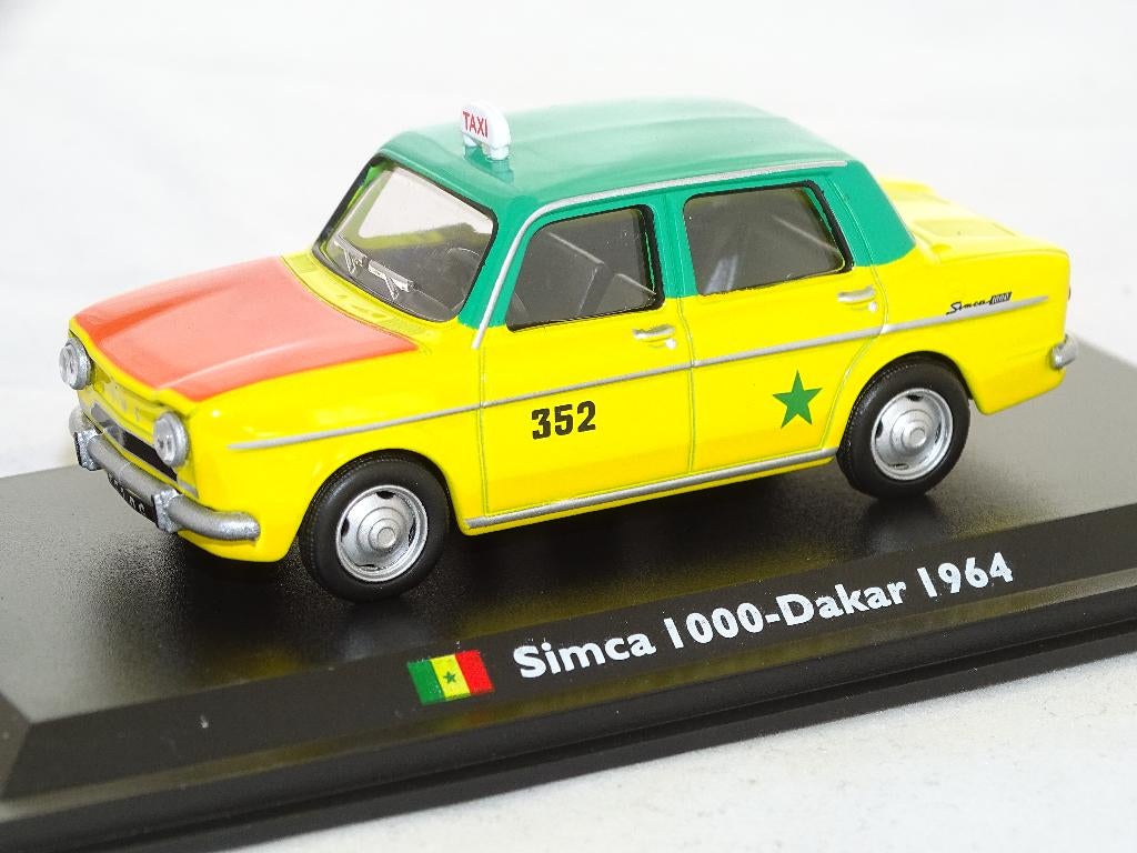 1/43 Atlas Simca 1000  Taxi, Ophalen of Verzenden, Nieuw, Auto, Overige merken