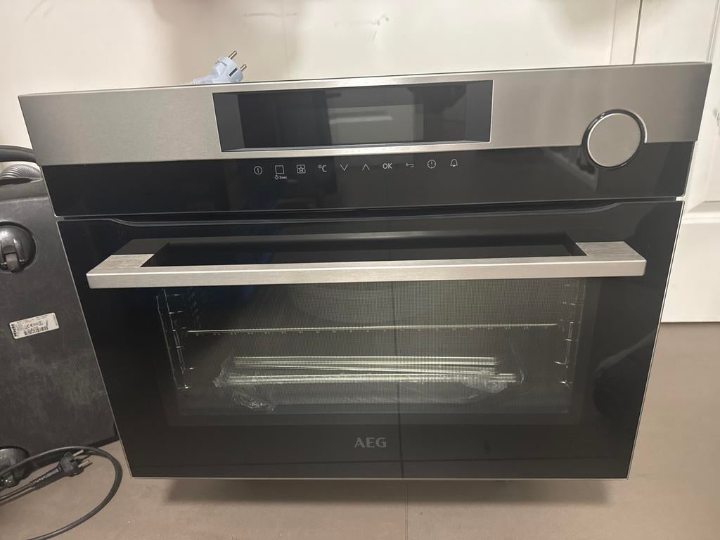Nieuwe AEG stoomoven KSK721210 – ongebruikt, Witgoed en Apparatuur, Ovens, 45 tot 60 cm, Hete lucht, Nieuw, Ophalen of Verzenden