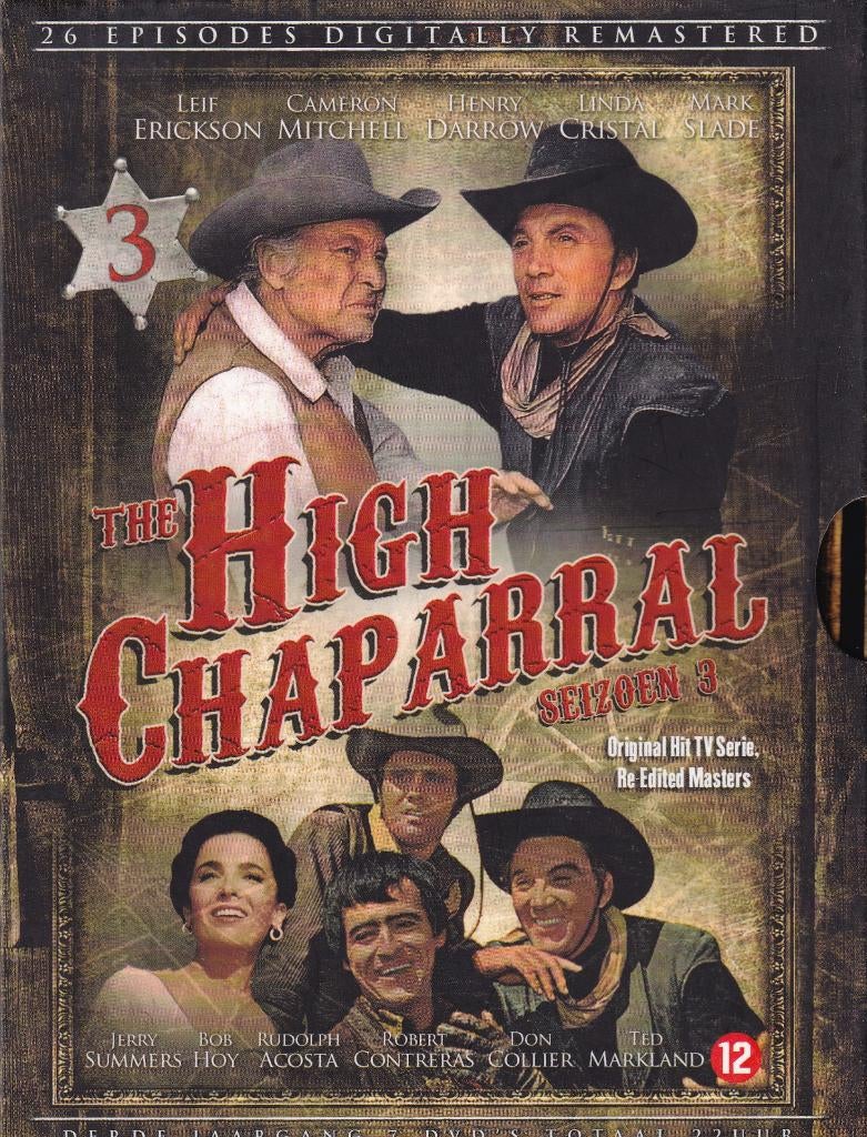 Te koop 7dvdbox the high chaparral seizoen 3 (26 episodes), Cd's en Dvd's, Alle leeftijden, Boxset, Actie, Ophalen of Verzenden