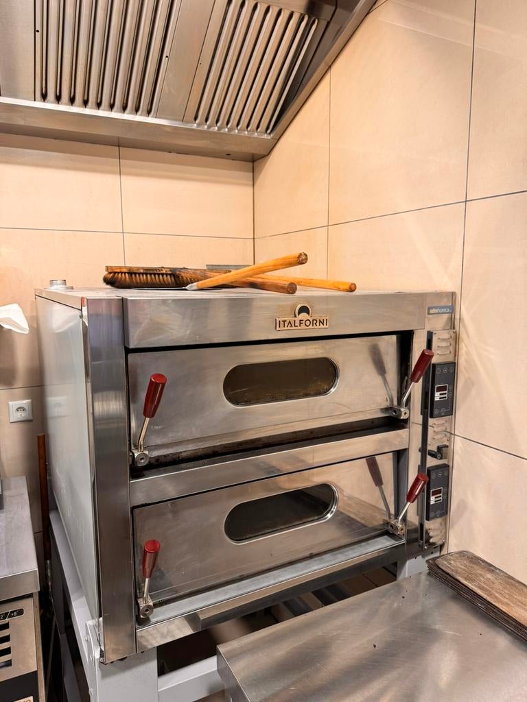 Professionele pizza oven ITALFORNI – 2-deks – horeca, Ophalen