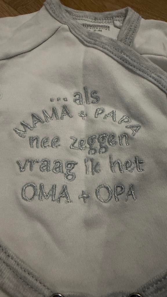 Petit Villain Baby Romper - Maat 3-6M, Ophalen of Verzenden, Zo goed als nieuw, Jongetje of Meisje, Nacht- of Onderkleding