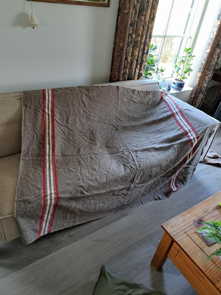 Oude deken, Tuin en Terras, Ophalen of Verzenden, Gebruikt, Eenpersoons