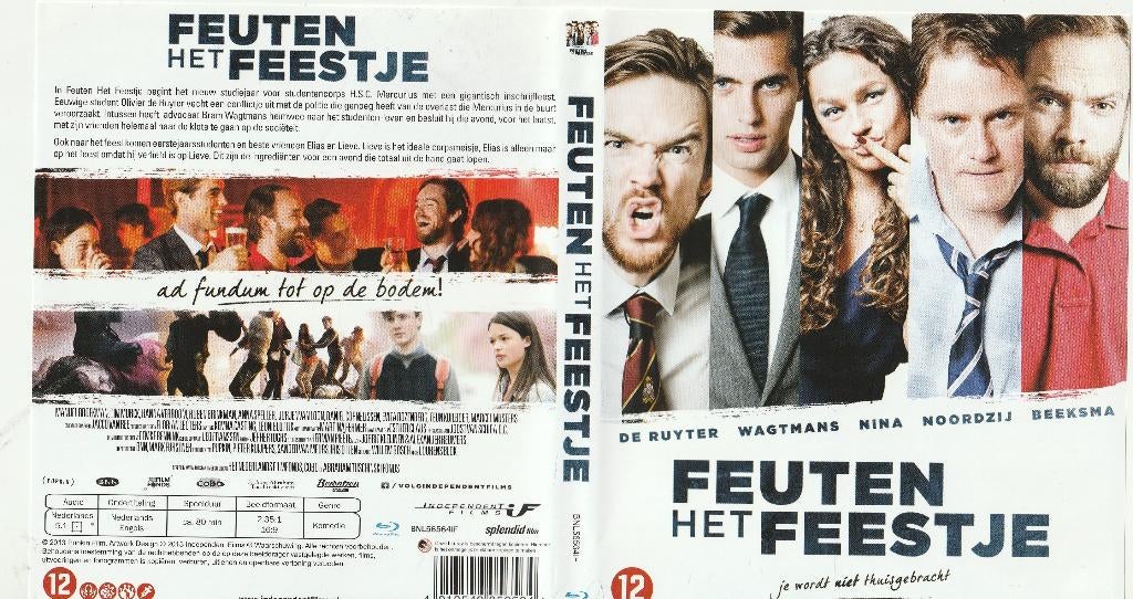 Feuten het feestje blu ray, Ophalen of Verzenden, Zo goed als nieuw, Nederlandstalig