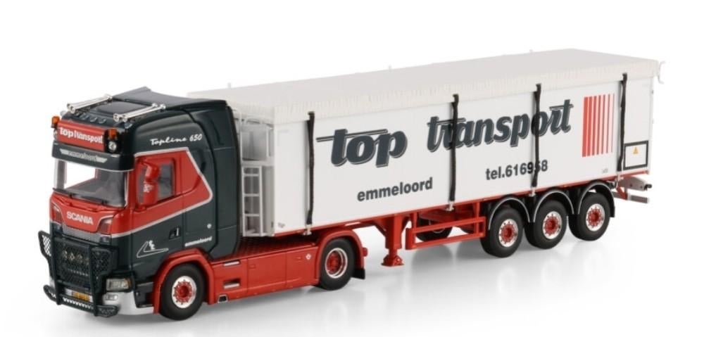 WSI SCANIA S HIGHLINE + BELT TRAILER - TOP TRANSPORT, Wsi, ., Nieuw, Ophalen of Verzenden